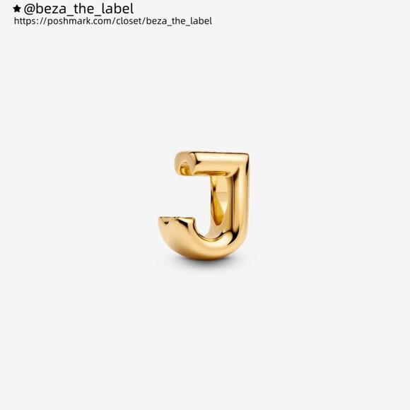 Pandora Letter J Alphabet Mini Charm|Pendant - Picture 1 of 2